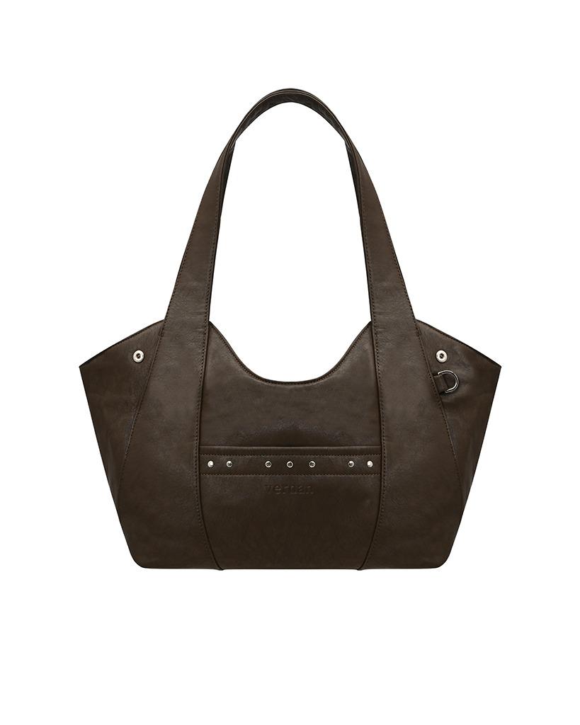 aube soft shopper bag - brown