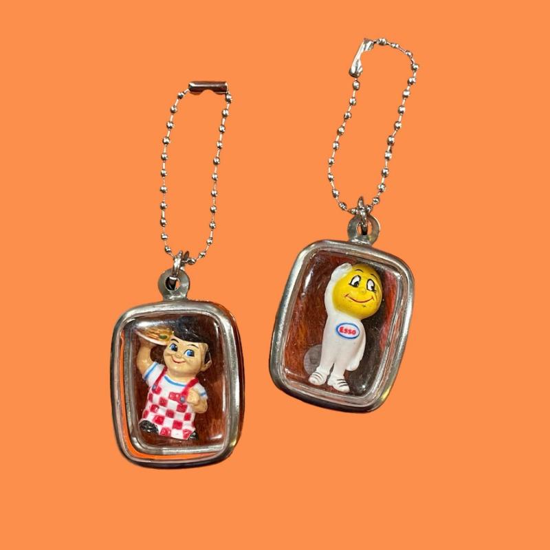 Esso & Big boy Miniature Figure Keychains_2 types