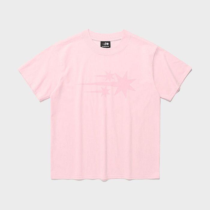 3STARS SYMBOL CROP SLIM TEE_PINK(NG2FMFT538A)