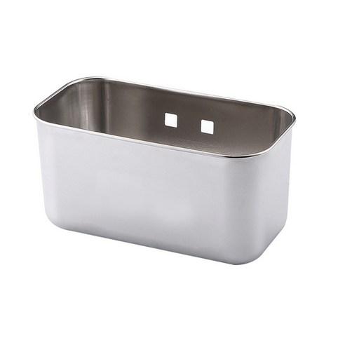 스텐 싱크대 코너 음식물바스켓 물기제거 거름망, 18 x 9 x 9..., 1개