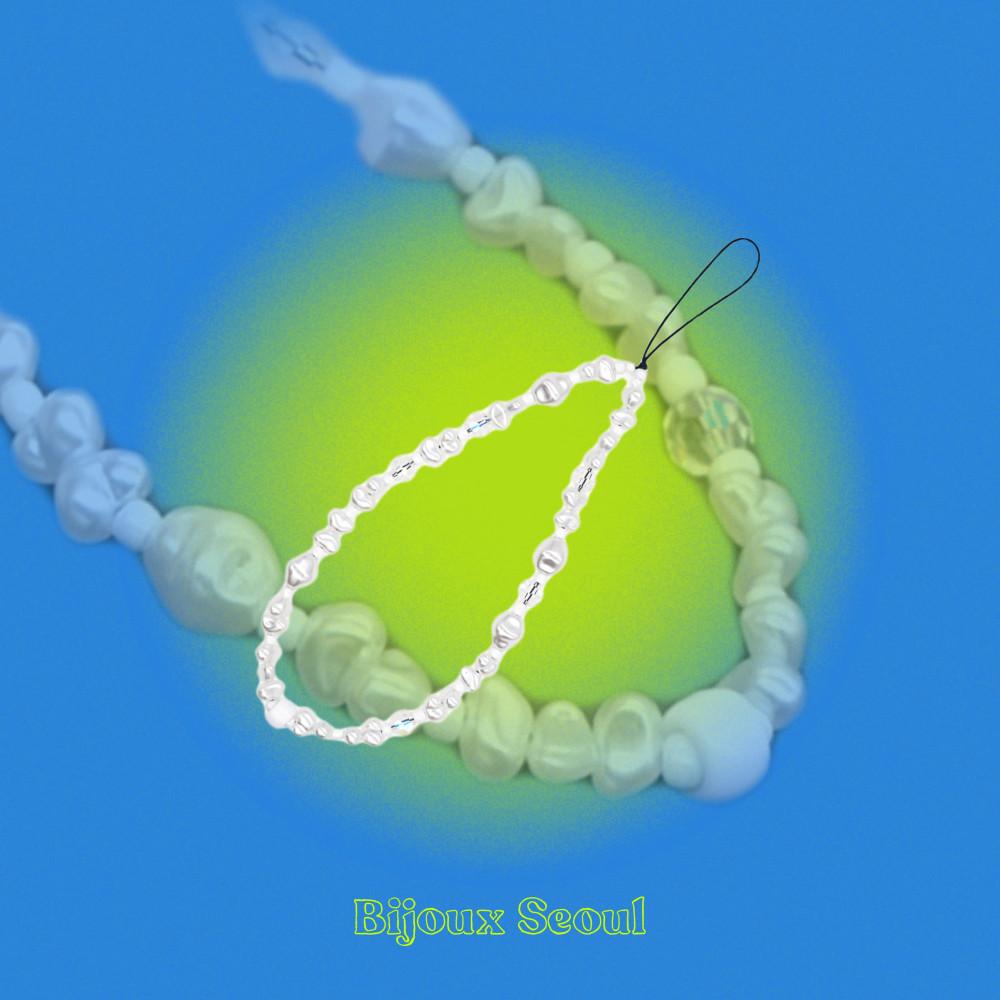 White Pearl Phone Charm