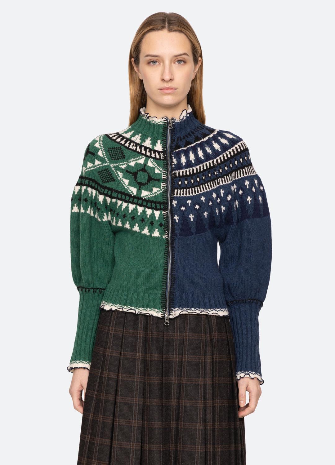 Linea Zip Front Cardigan - XXS / Multi