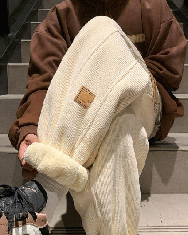 홀리아 기모 조거 팬츠