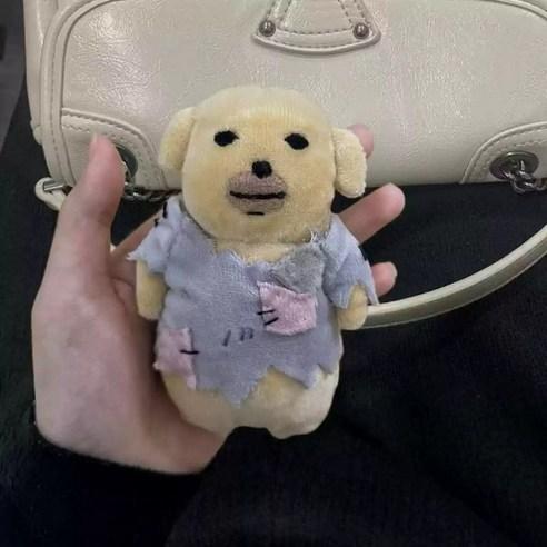 볼품없는 거지꼴 강아지 직장생활에 찌든 누댕이 인형 - 봉제인형 | 쿠팡