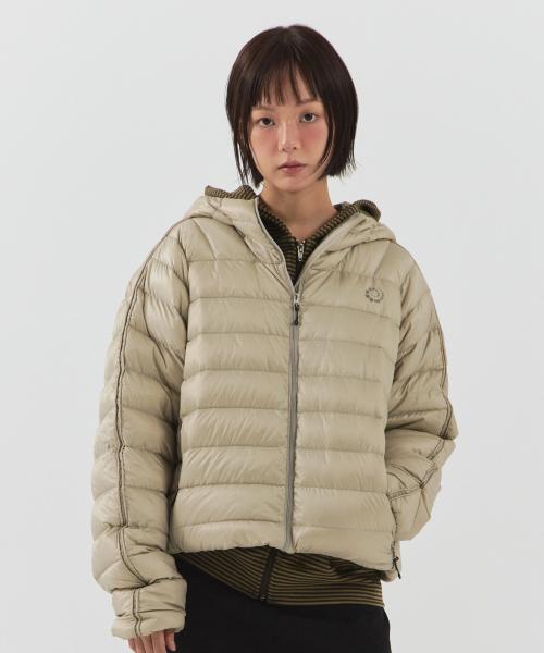 스월 로고 플렉시 라이트 다운 (오크 베이지)