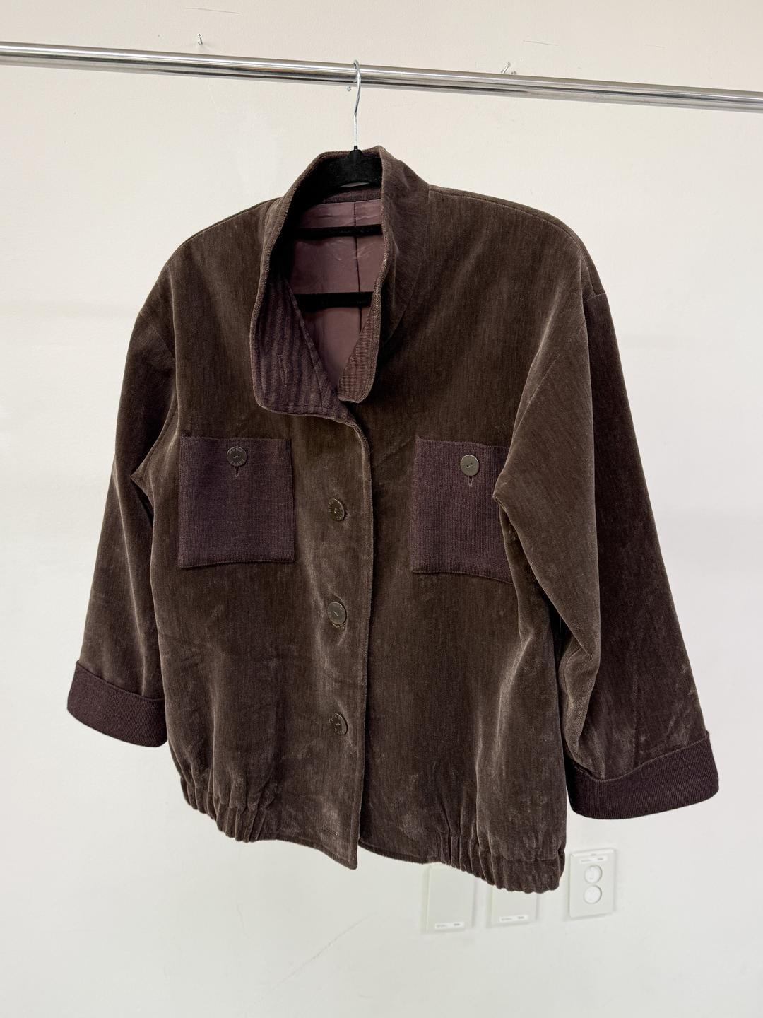 806. Velour Pocket Jacket