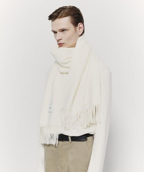 WOOL MUFFLER_IVORY