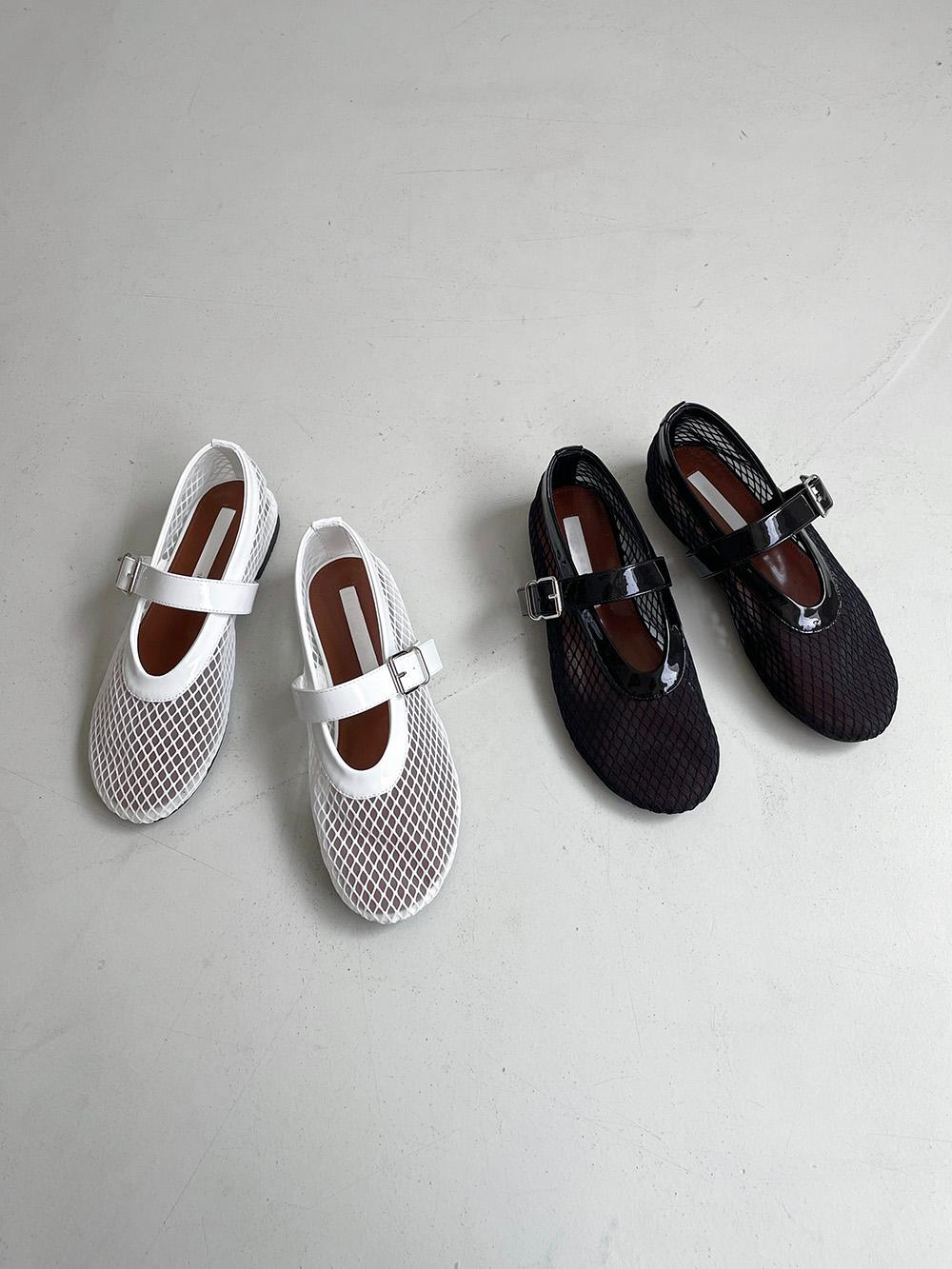 MESH FLAT SHOES (2COLOR)