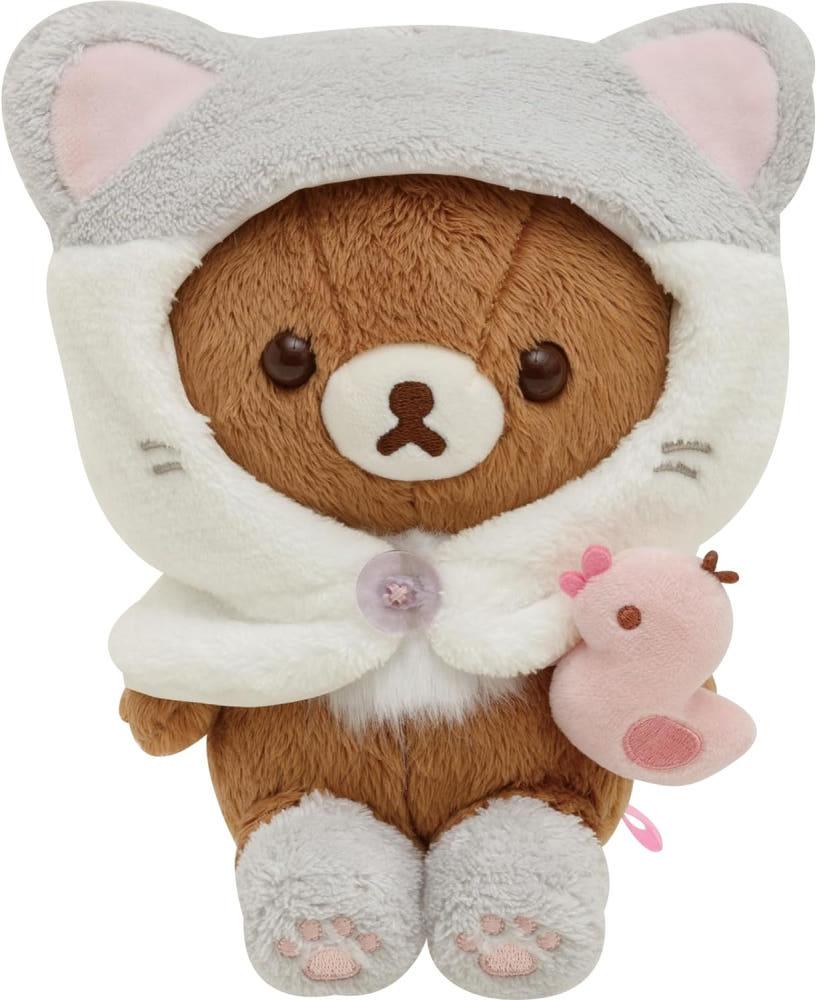 산엑스 리락쿠마 고양이 목욕탕 차이로이코구마 인형 MO21401