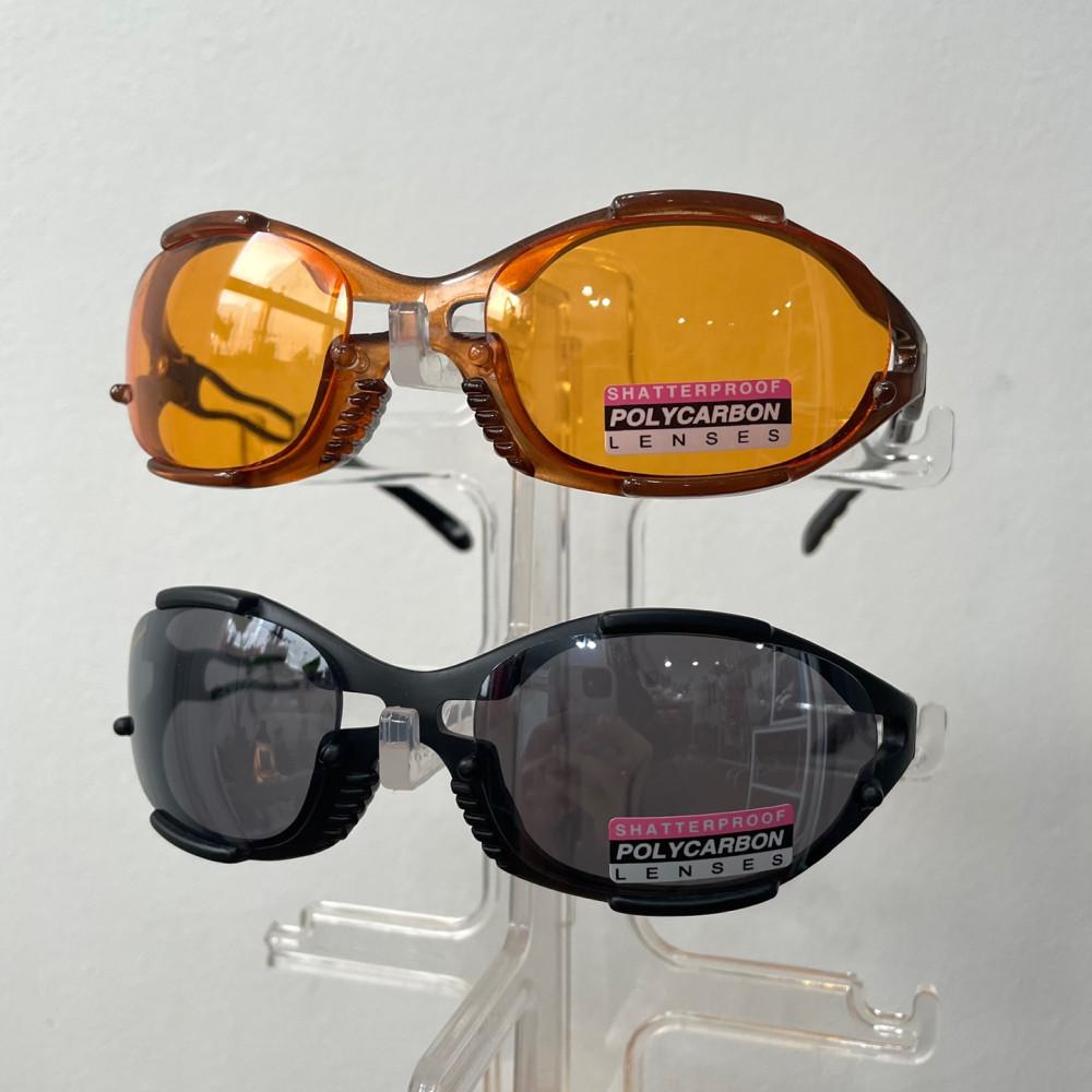 [중고] 빈티지 사이버포뮬러 선글라스 (orange, black)