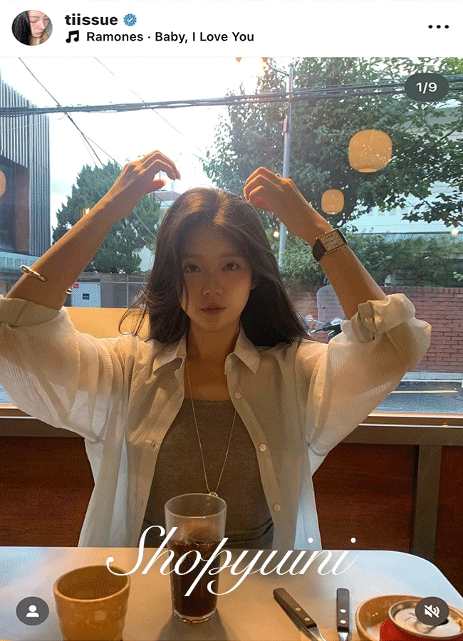 [MADE/쿨링커버🧊] Osly sheer shirt (4color)