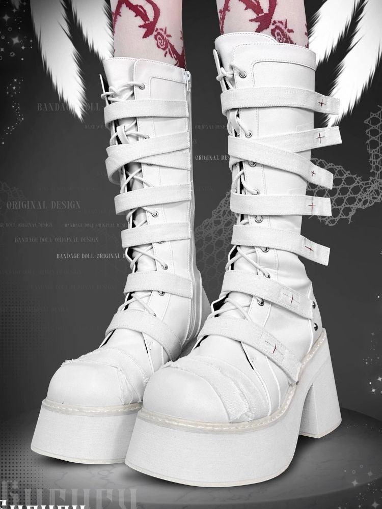 Original old strap boots【s0000004041】