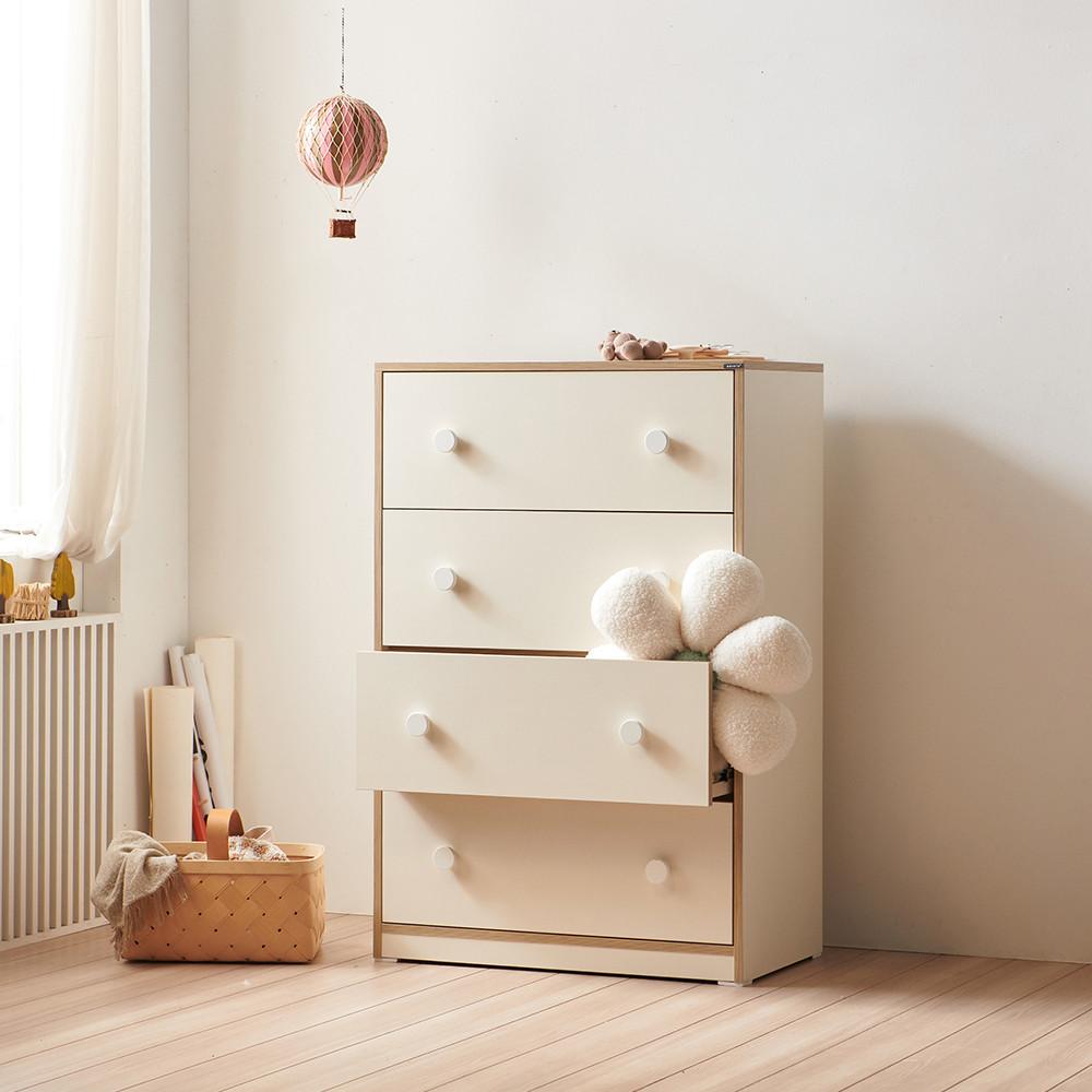 카이 와이드 침실 4단 서랍장