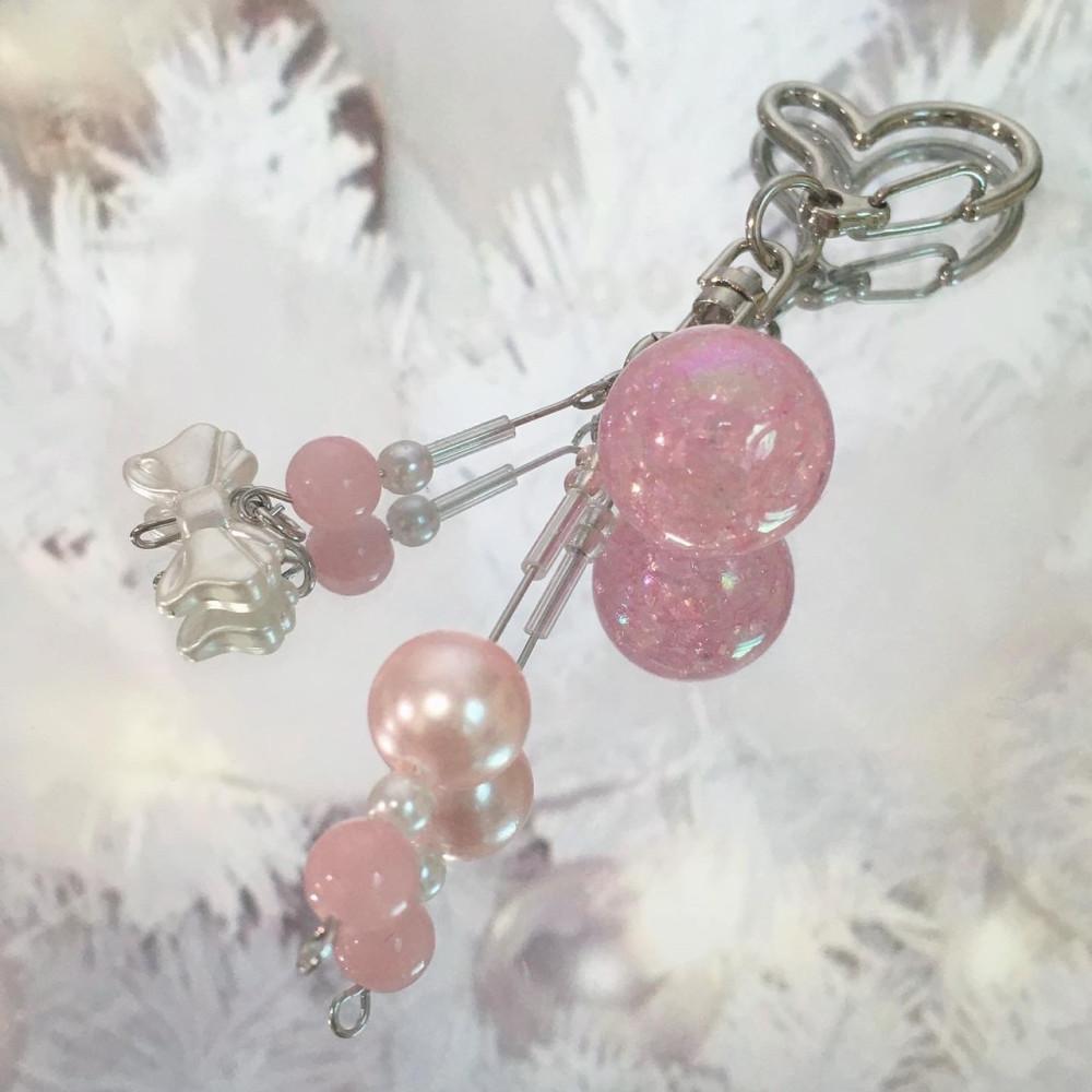 키라키링 핑크 스윗 키링 Pink Sweet keyring