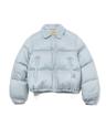 Macaron Duck Down Crop Jacket(SKY BLUE)