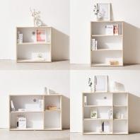 데코마인 레이건 2단/3단 800/1200 오픈 낮은책장