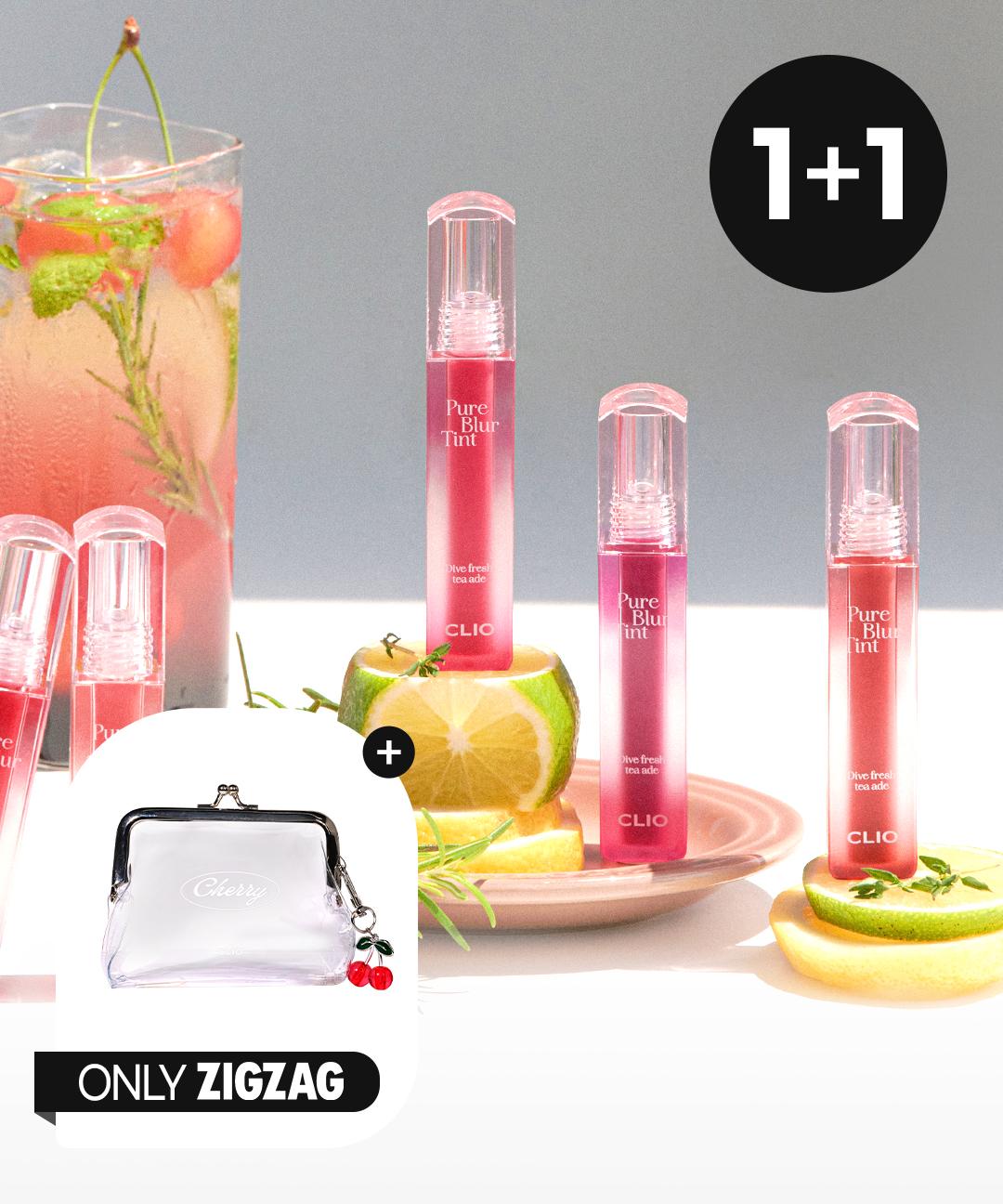 [1+1]🍒티에이드 컬렉션🍒 퓨어 블러 틴트 [증정]체리에이드파우치