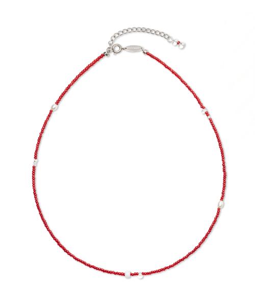 슬러피 목걸이 - 레드