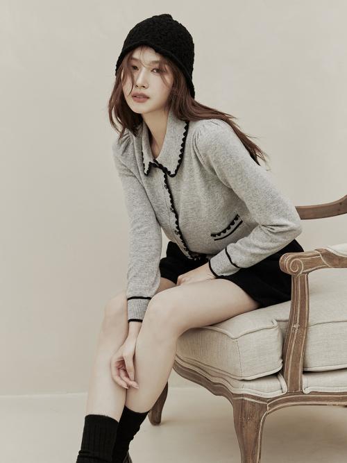 EUDORA wool cardigan_2colors