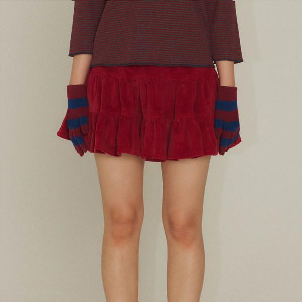 TLC Can-can Skirt / Brick Red