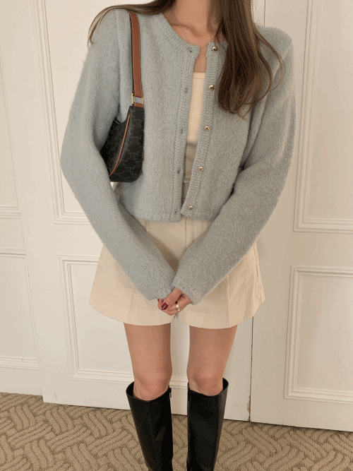 더비 하트 가디건 (3color)