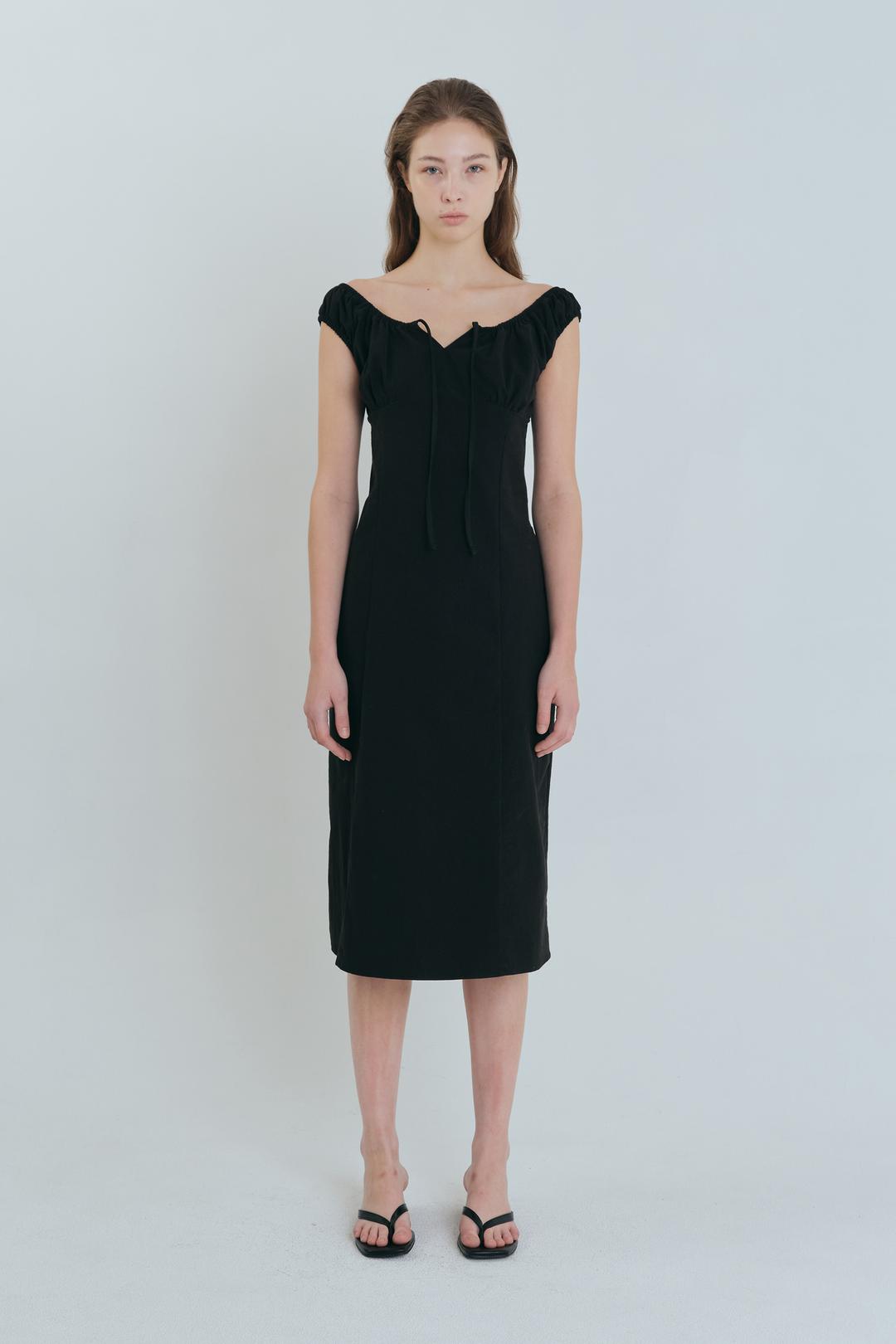 Pure Cotton Dress - Black