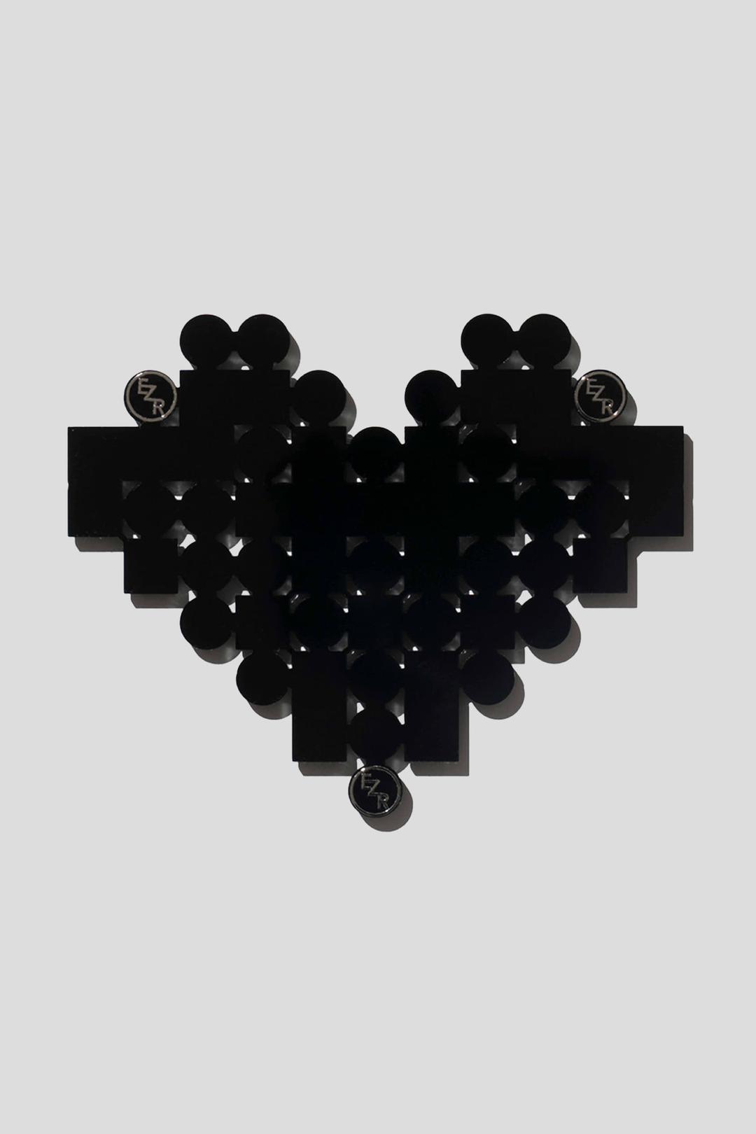 BLACK HEART COASTER