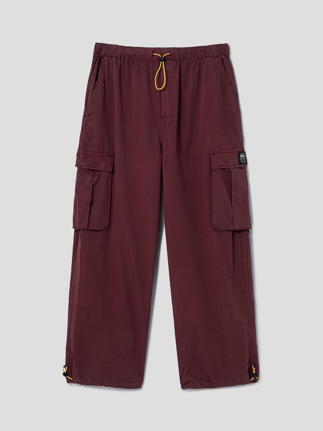 (Unisex) Flight Pants - Washed Burgundy
