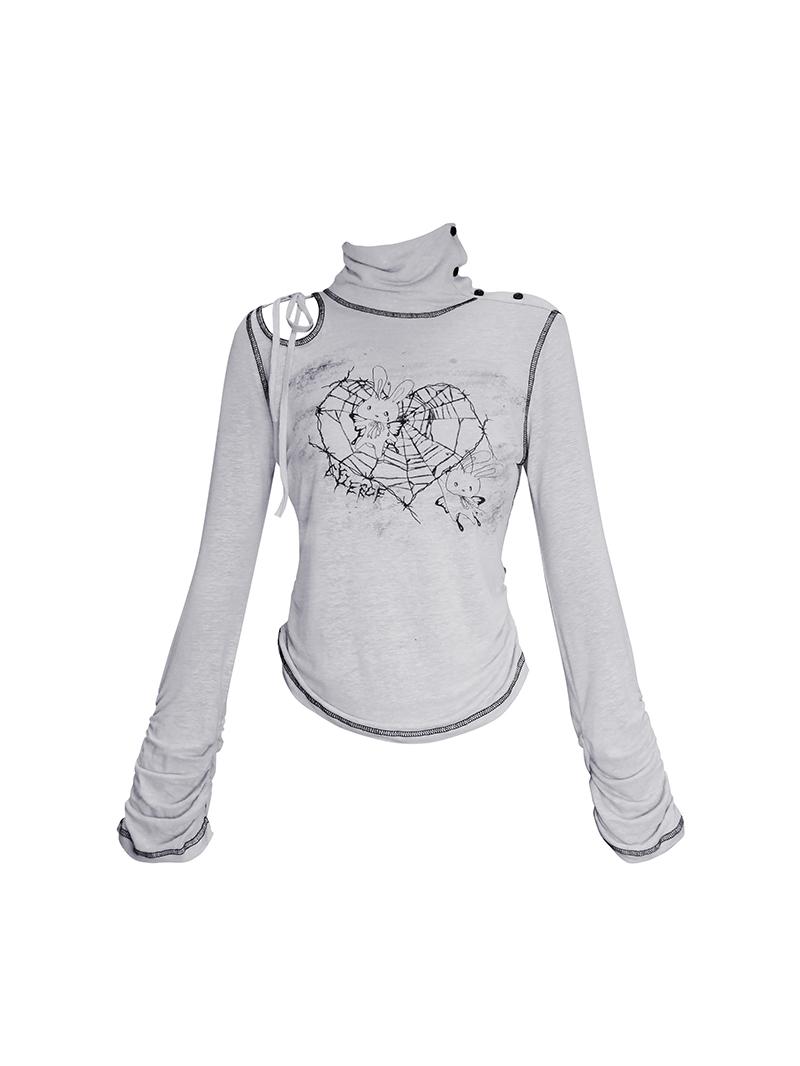 Rabbit Elf Turtleneck T-shirt