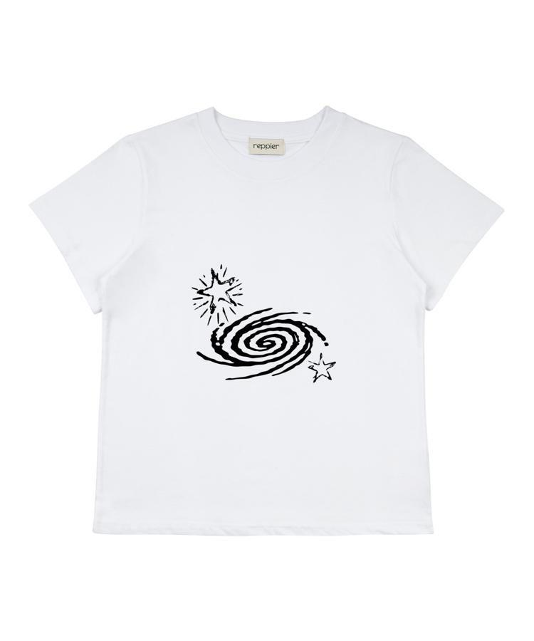 [REPPIER] The Milky Way T-Shirt (White)