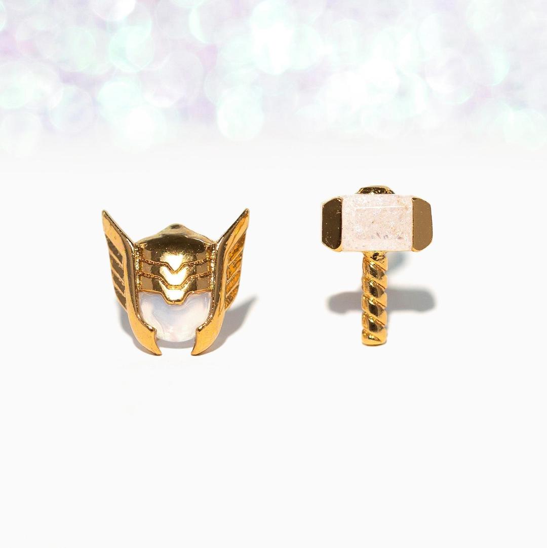 Marvel's Thor Studs - Gold