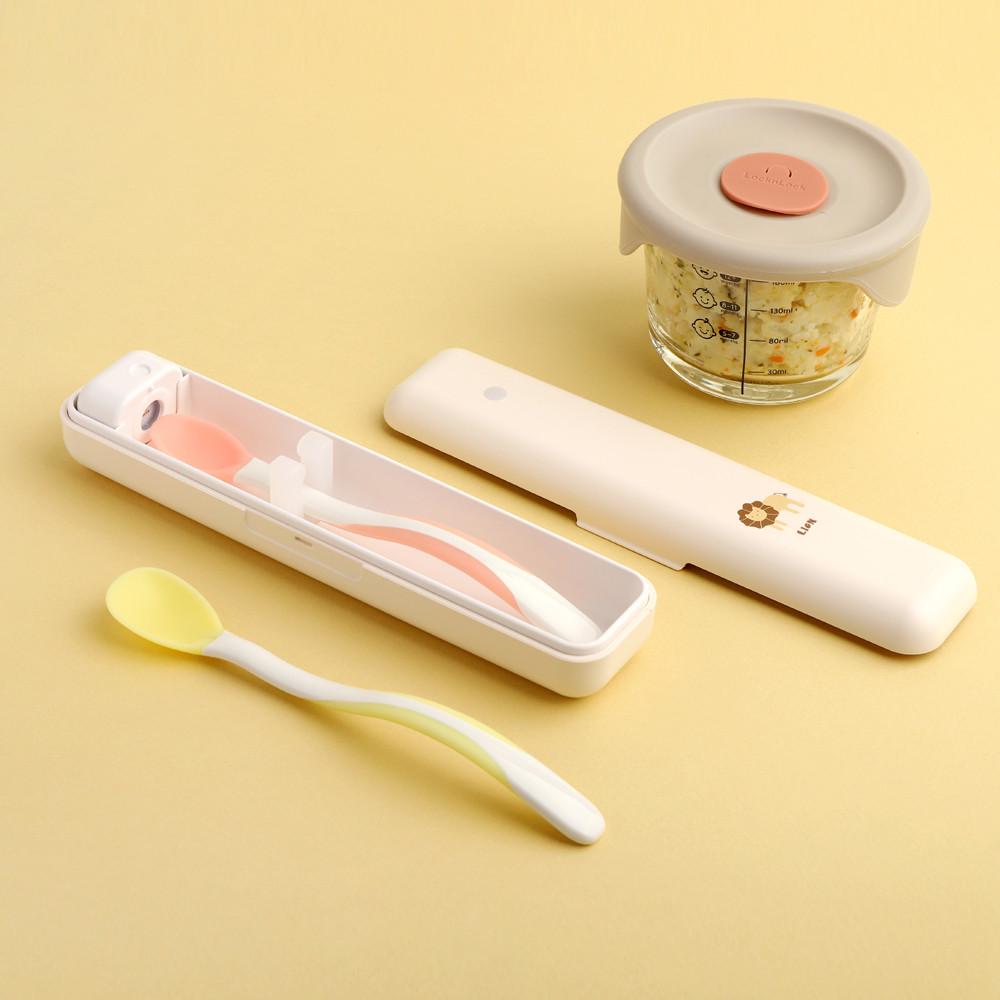초기이유식스푼 아기수저 소유 유아스푼살균기 SOYU-BS100 엠테크윈 스푼케이스