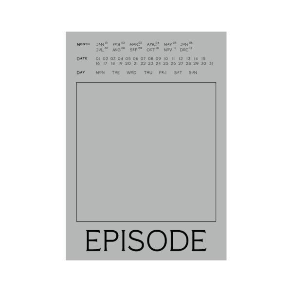 EPISODE - LIGHT GRAY ( HARD COVER )