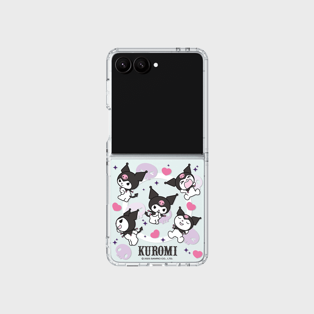 쿠로미 패턴 모노라인 마그넷 케이스 for Galaxy Z Flip7