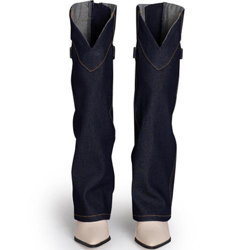 LEKIM DENIM LEG WARMER (INDIGO)