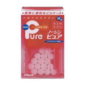 노신퓨어 16정 필케이스 【지정제2류의약품】일본두통약 생리통 진통제