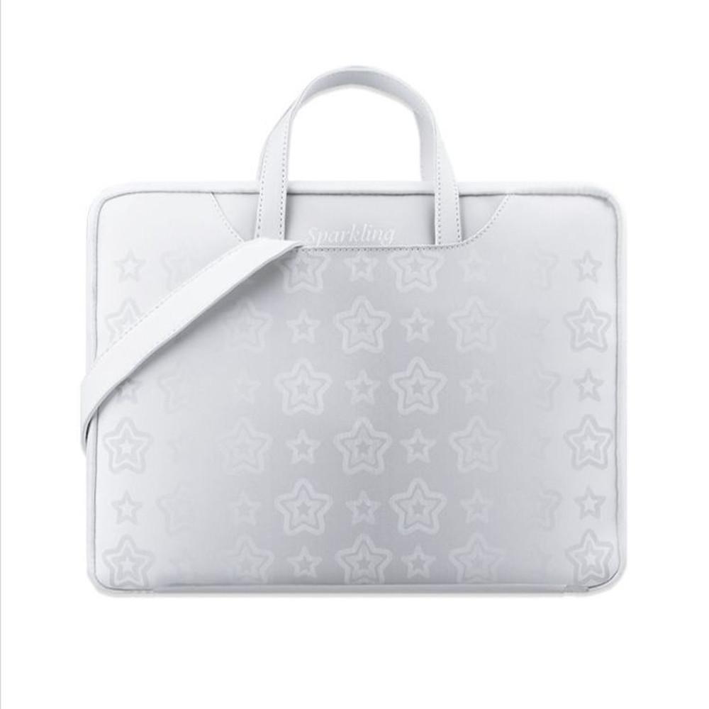 y2k 실버 노트북 가방 스타 맥북 파우치 13 14 15 인치