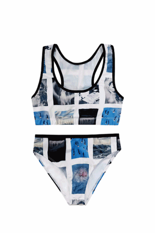포토그램 비키니 투피스 세트