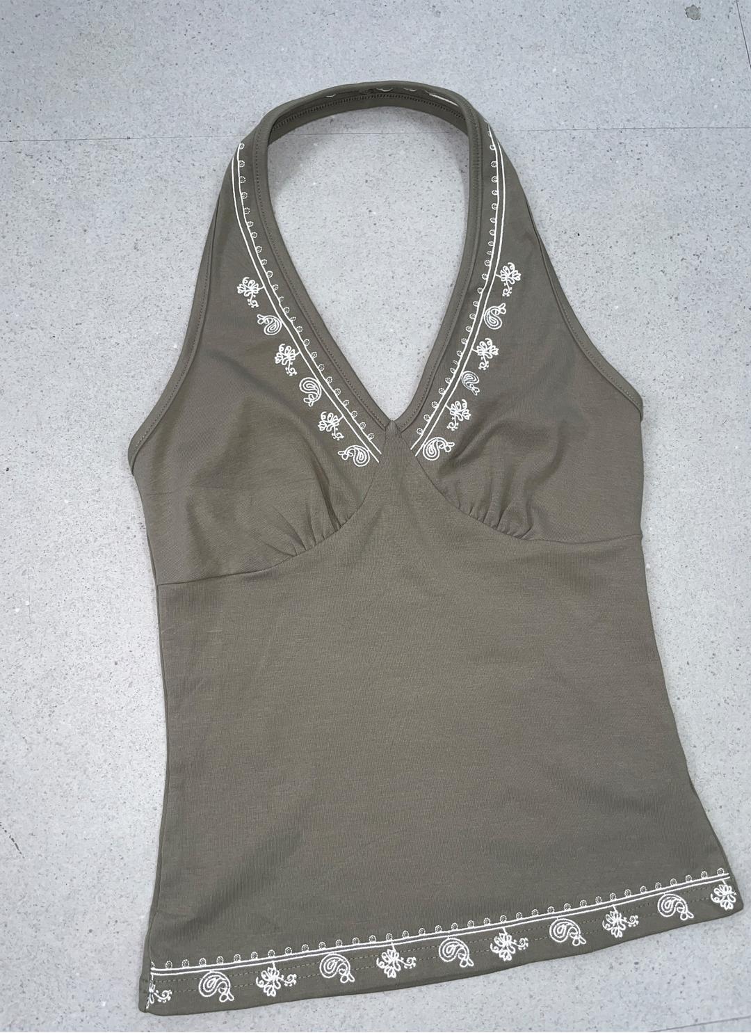 Falg halter sleeveless (4C)