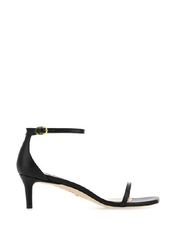 NUDIST 커브 레더 샌들힐