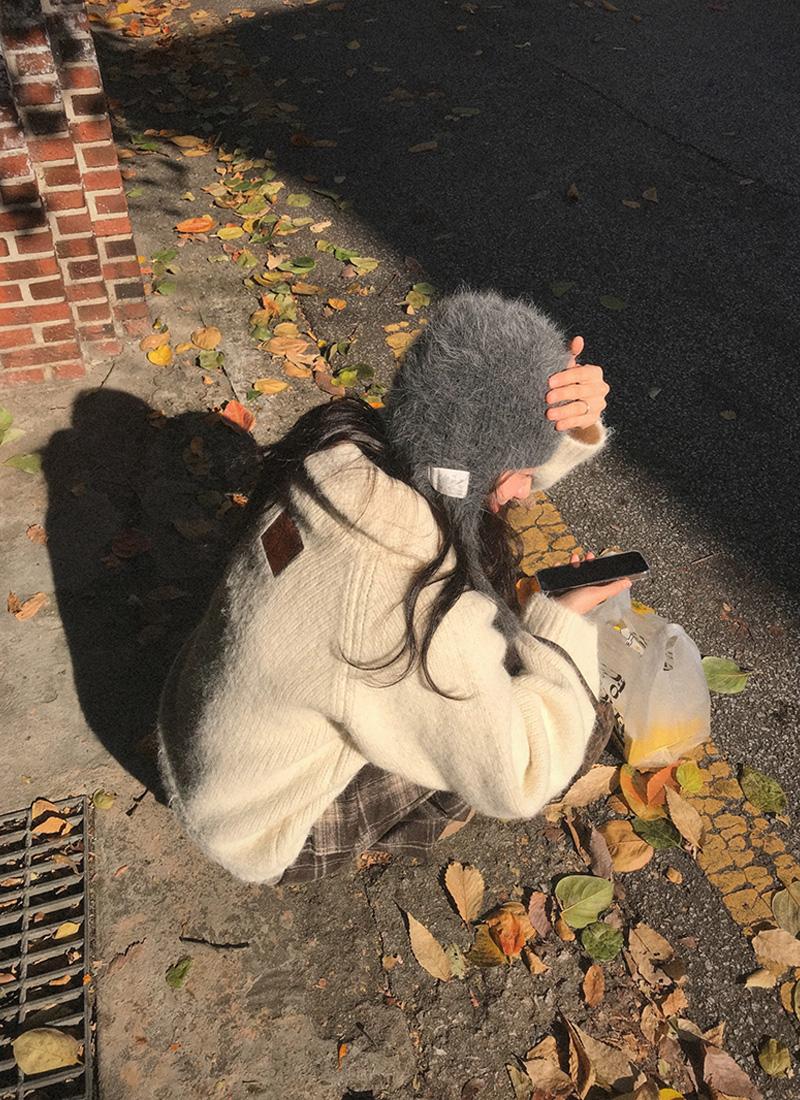 Cowichanknit Zip-up Cardigan [ivory]