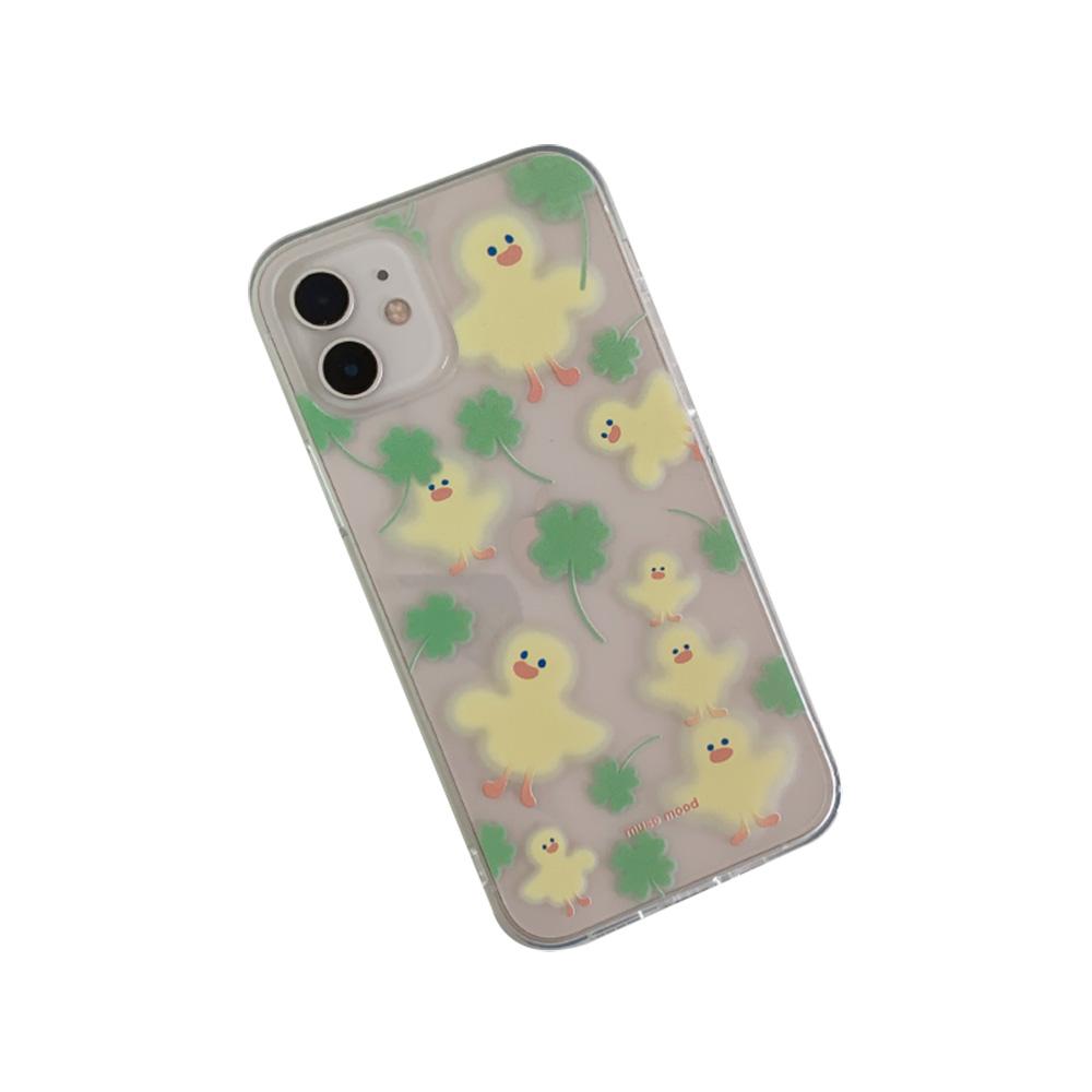 clover duck (clear) 아이폰케이스