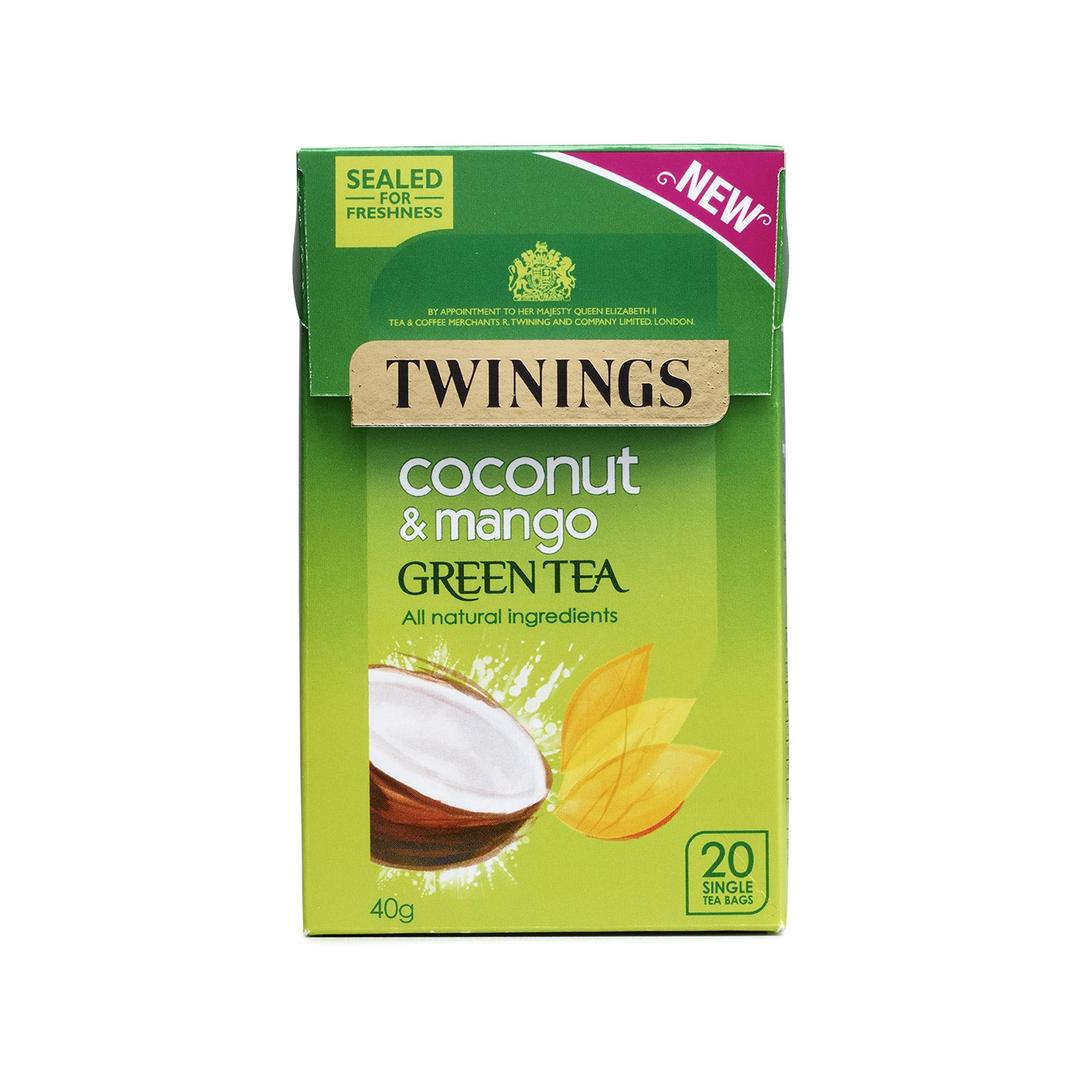 Green Tea, Coconut & Mango - 20 Tea Bags - 20 Tea Bags