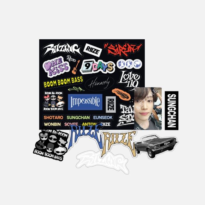 RIIZE RIIZING - REMOVABLE LAPTOP DECO STICKER SET