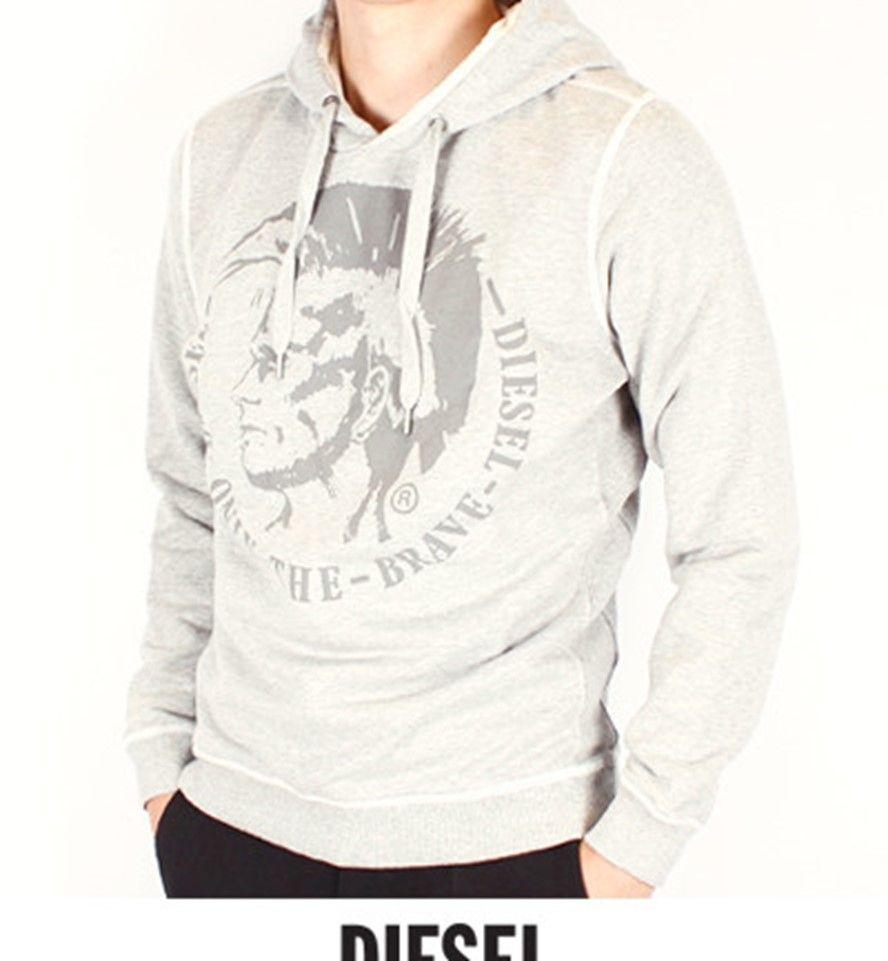 디젤 맨 후드티 모호크 그레이 9122593890121