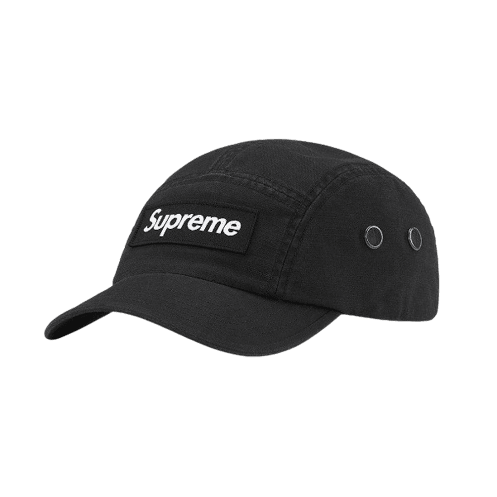 슈프림 밀리터리 캠프 캡 블랙 (23SS)