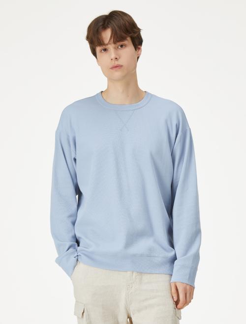 M_미니와플 루즈핏 스웻셔츠 MJT1913L