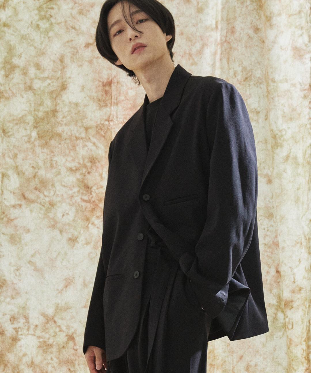 볼드 울 블레이저 블랙