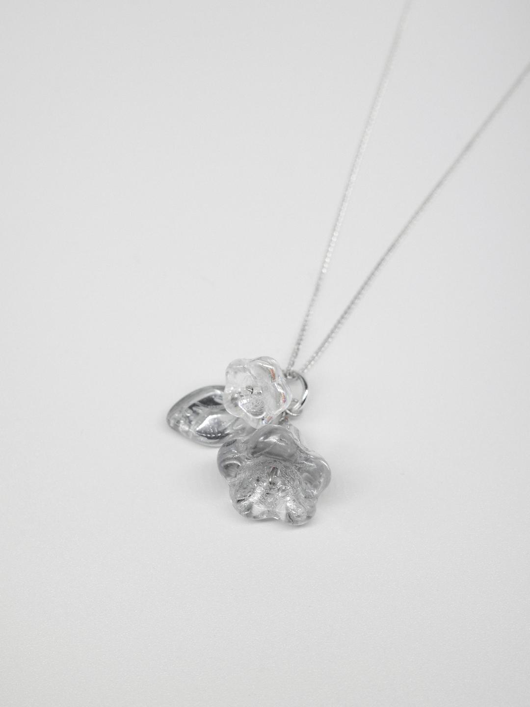 Silver Bouquet Necklace