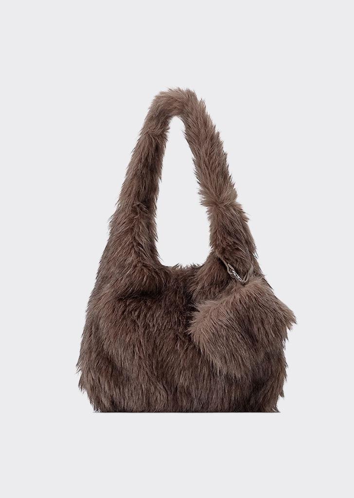 WINTER FOM FOM SHOULDER BAG - BROWN